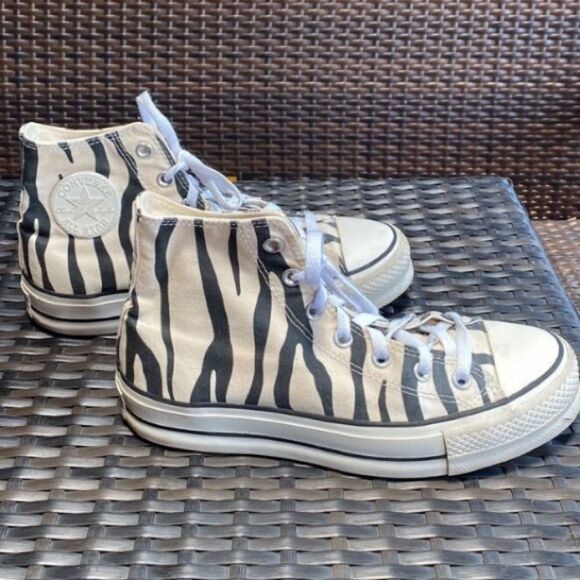 Converse platform  high top size UK 7.5 - Picture 1 of 6